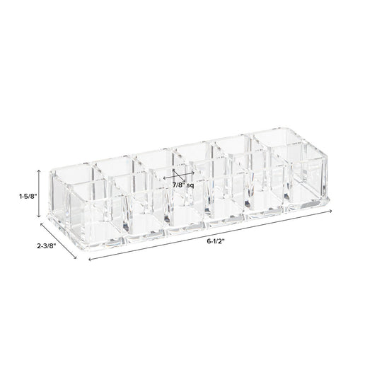 12 Section Acrylic Lipstick Riser — alt view
