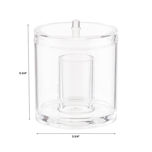 2 Section Acrylic Canister — alt view