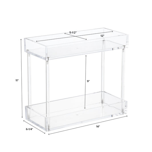 2 Tier Acrylic Tower — alt view