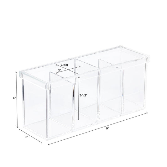Acrylic 4 Section Box — alt view