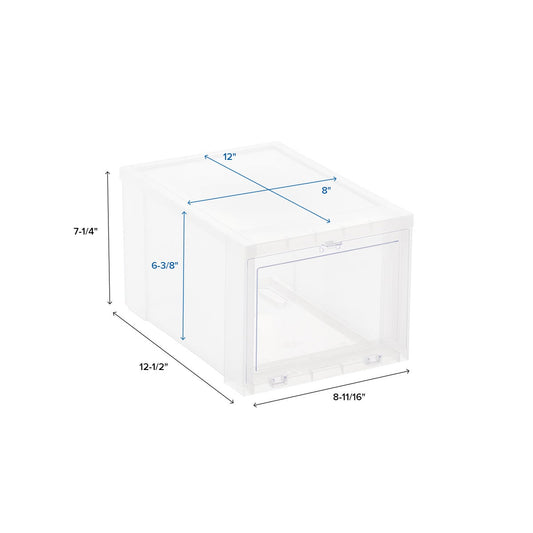 Best Value Drop Front Shoe Box Case of 6 — alt view