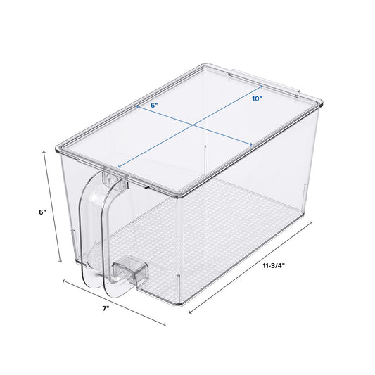 Storage Bin with Handle Lid — alt view