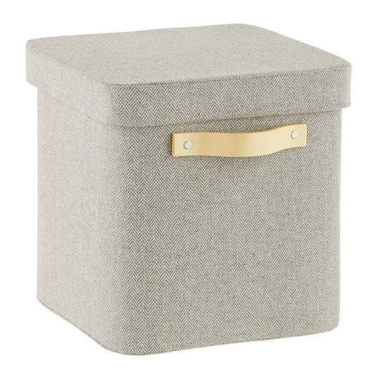 Herringbone Storage Cubes — alt view