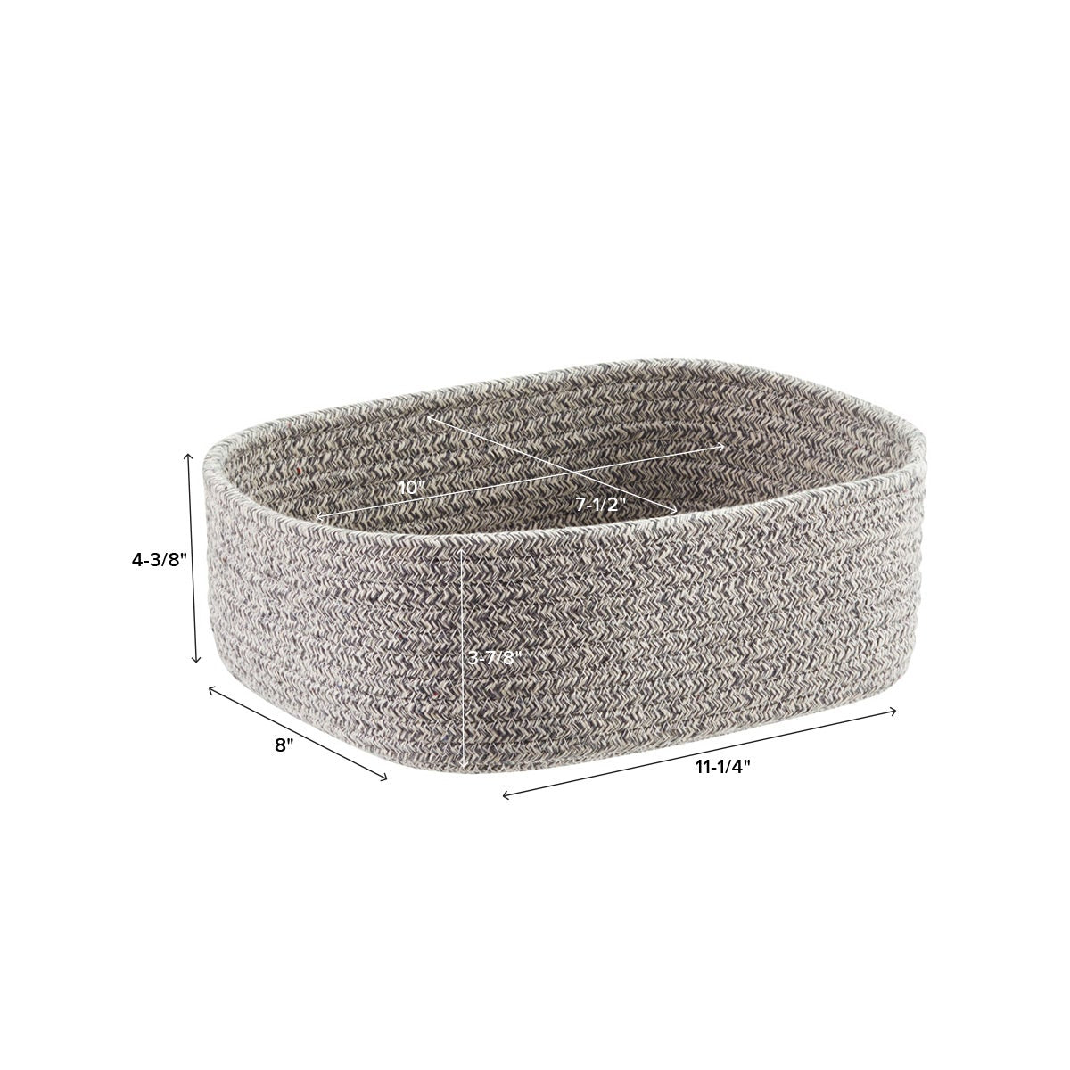 Laguna Cotton Fabric Storage Bins — alt view