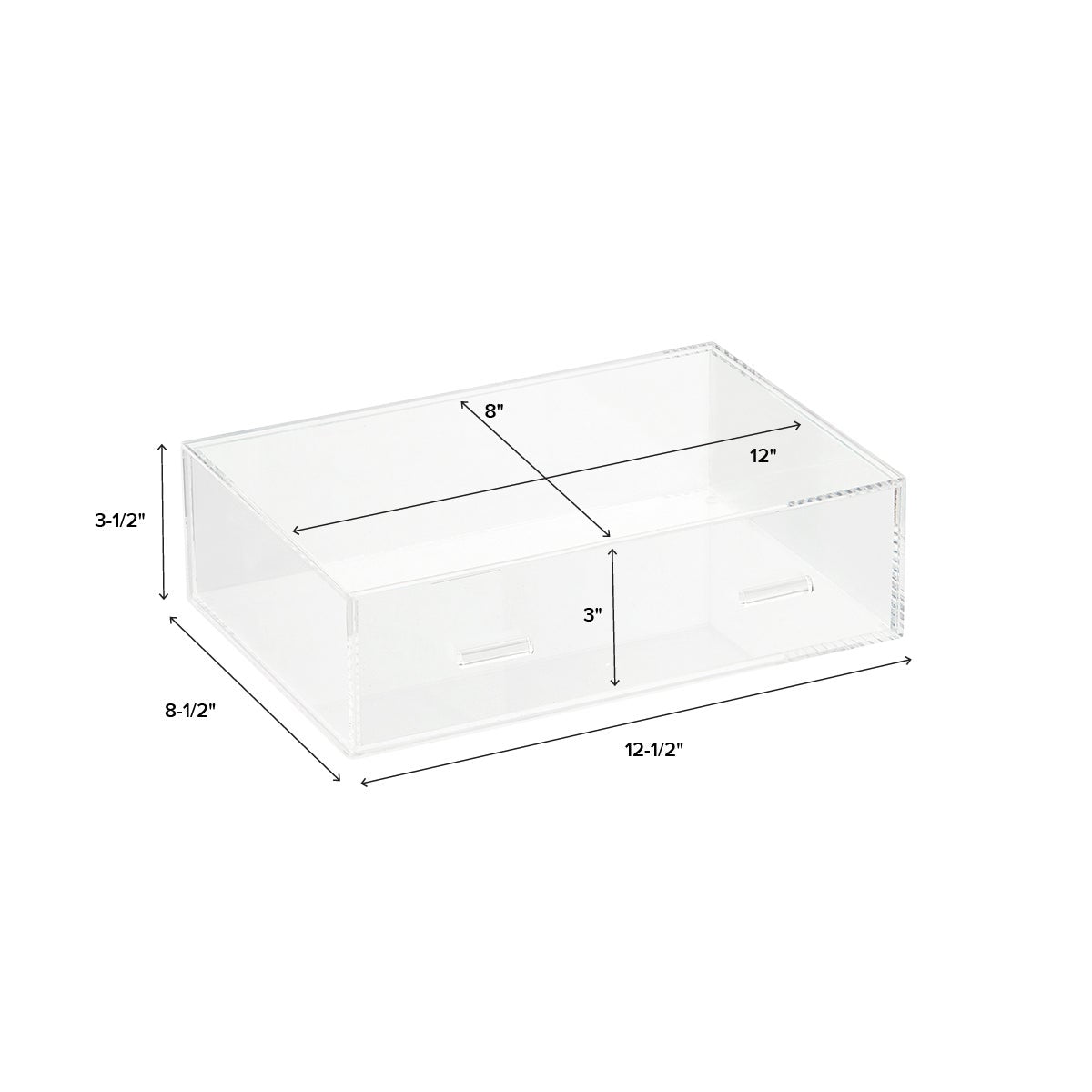 Acrylic Large Modular Drawer Organizer — alt view