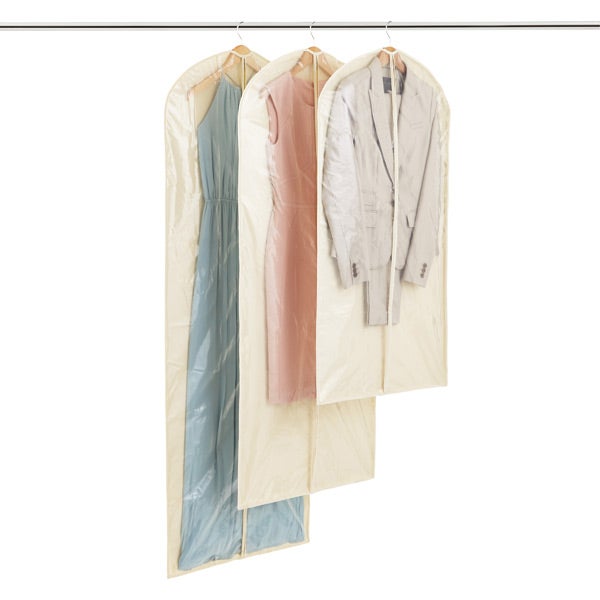 Natural Cotton PEVA Single Garment Bags — alt view