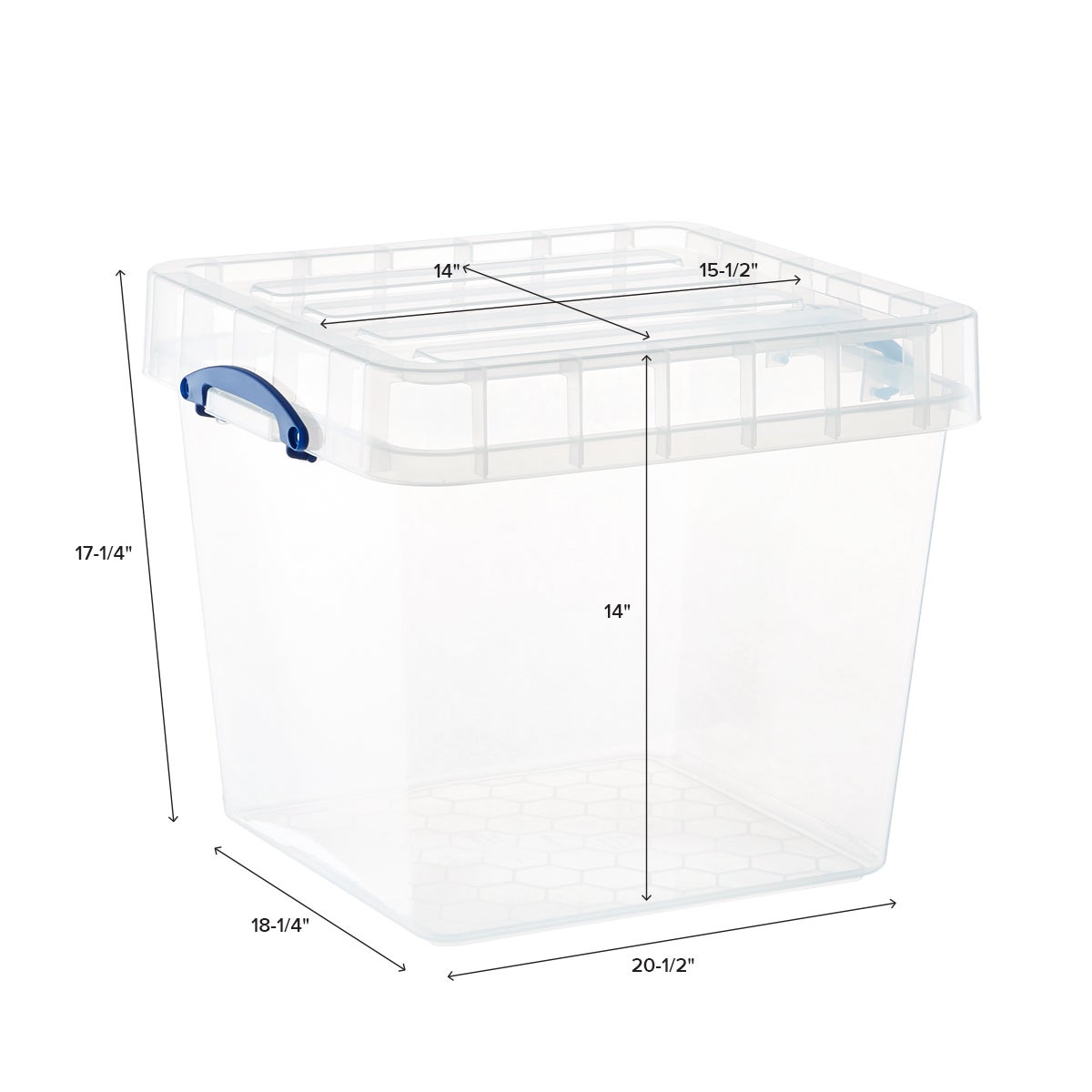 Premier Clear Modular Totes — alt view