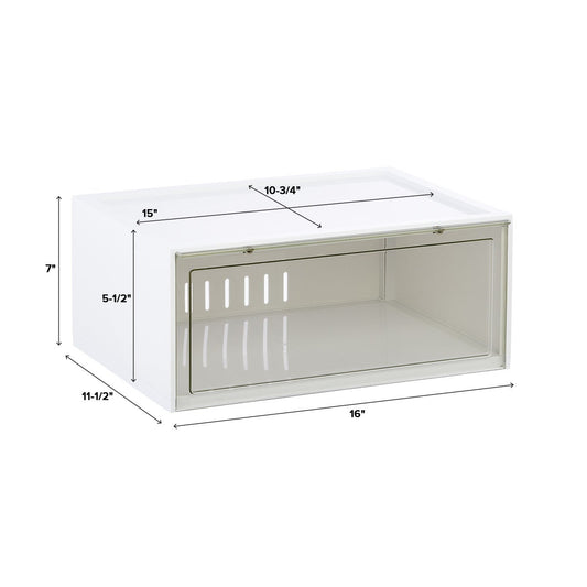 Side Profile Drop Front Shoe Box — alt view