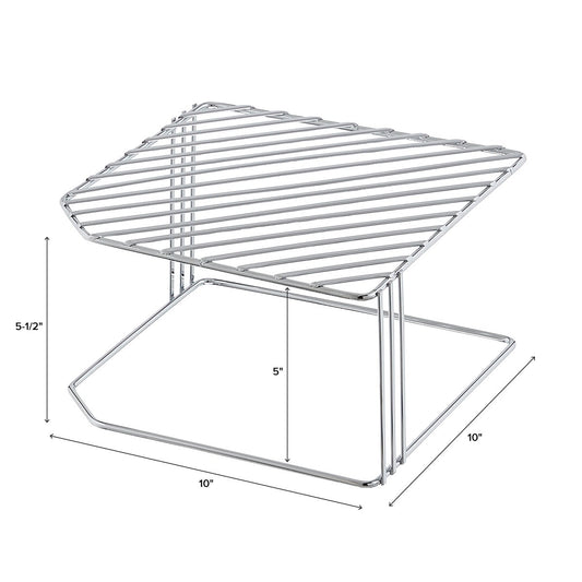 Single Chrome Corner Shelf — alt view