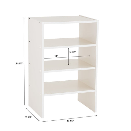 4 Shelf Shoe Stacker — alt view