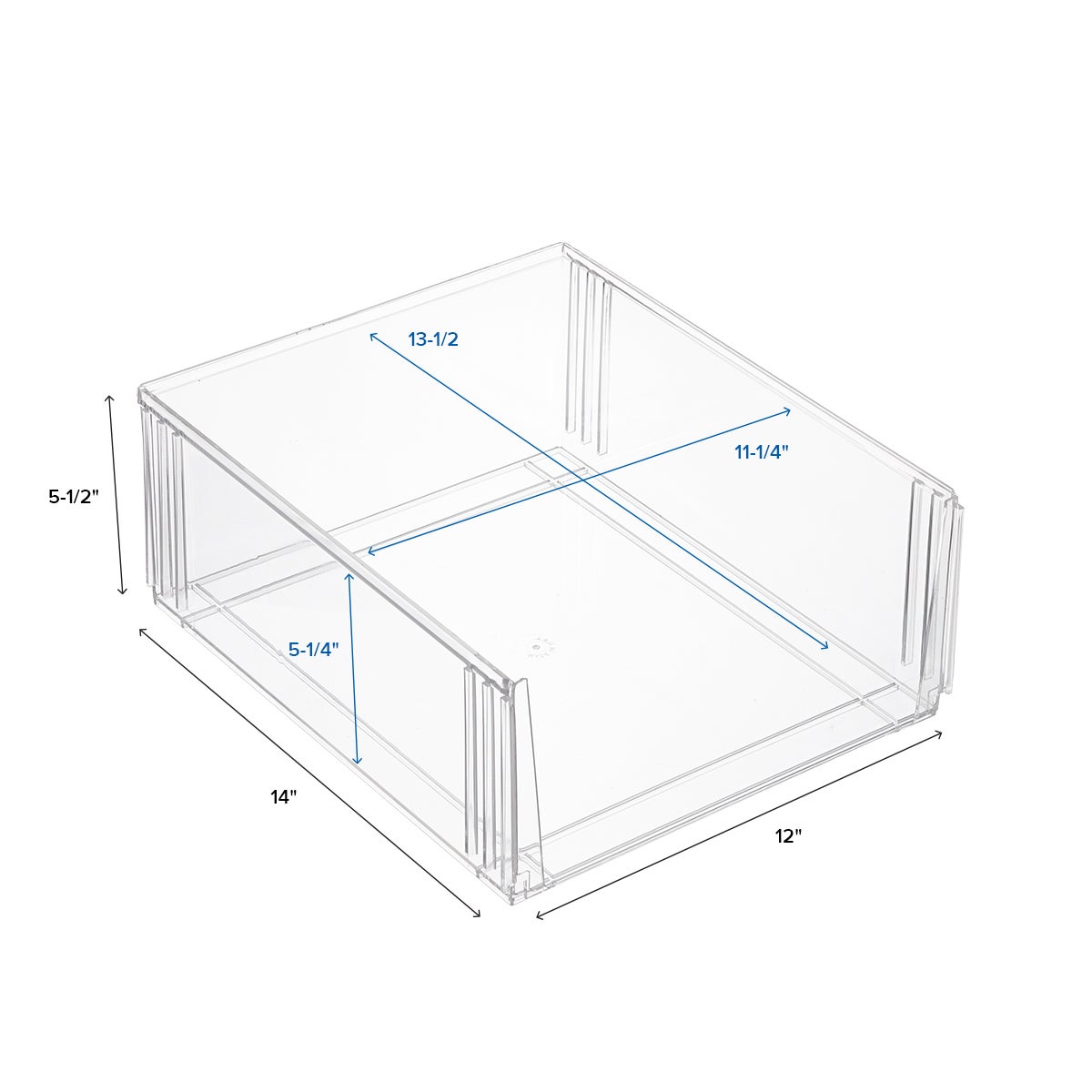 Stackable Open Bin Case Packs — alt view