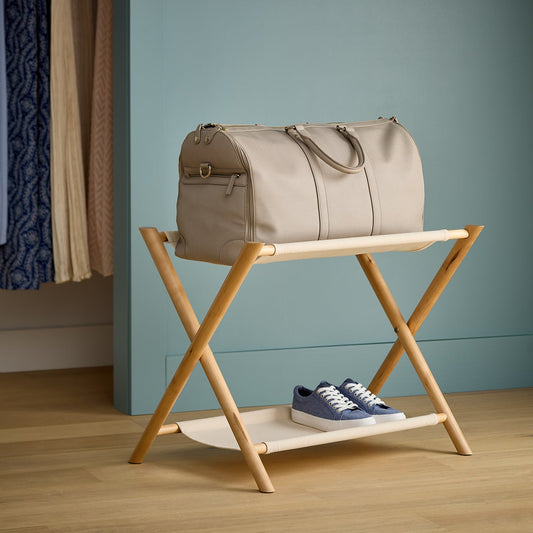 Hagen Birch Luggage Rack — alt view