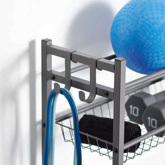 Heavy Duty Sports Storage Rack — alt view
