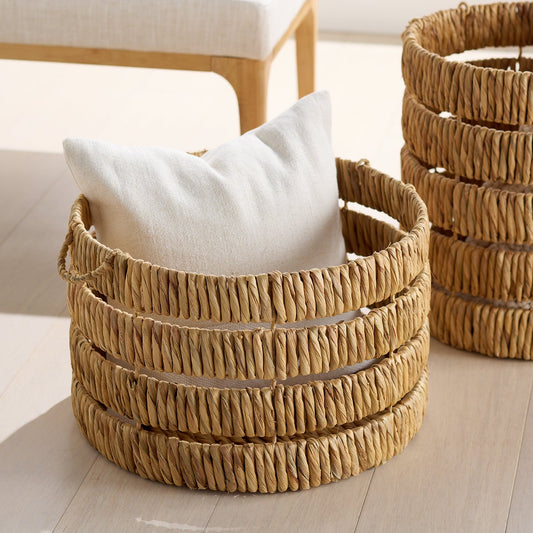 Kaia Water Hyacinth Basket — alt view