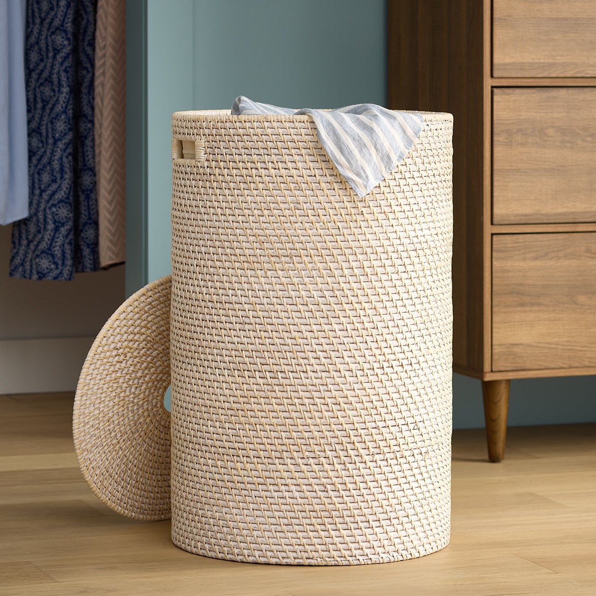 Rattan Hamper — alt view