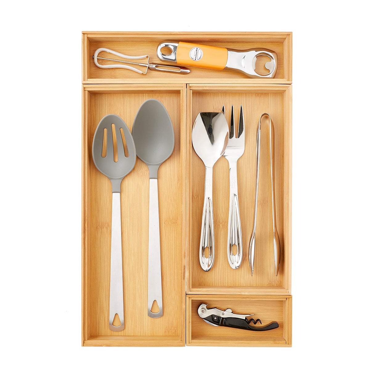 12 x 18 Bamboo Drawer Organizer Starter Kit