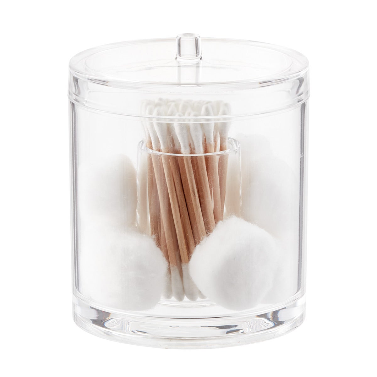 2 Section Acrylic Canister