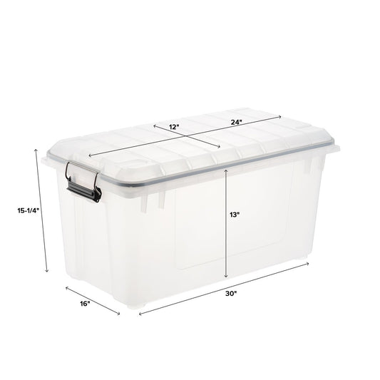 20 gal Clear Weathertight Trunk — alt view