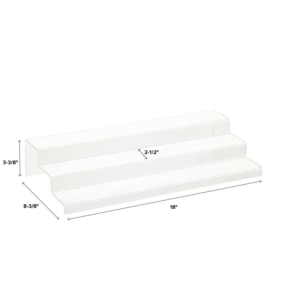 3 Tier Acrylic Cabinet Spice Organizer — alt view