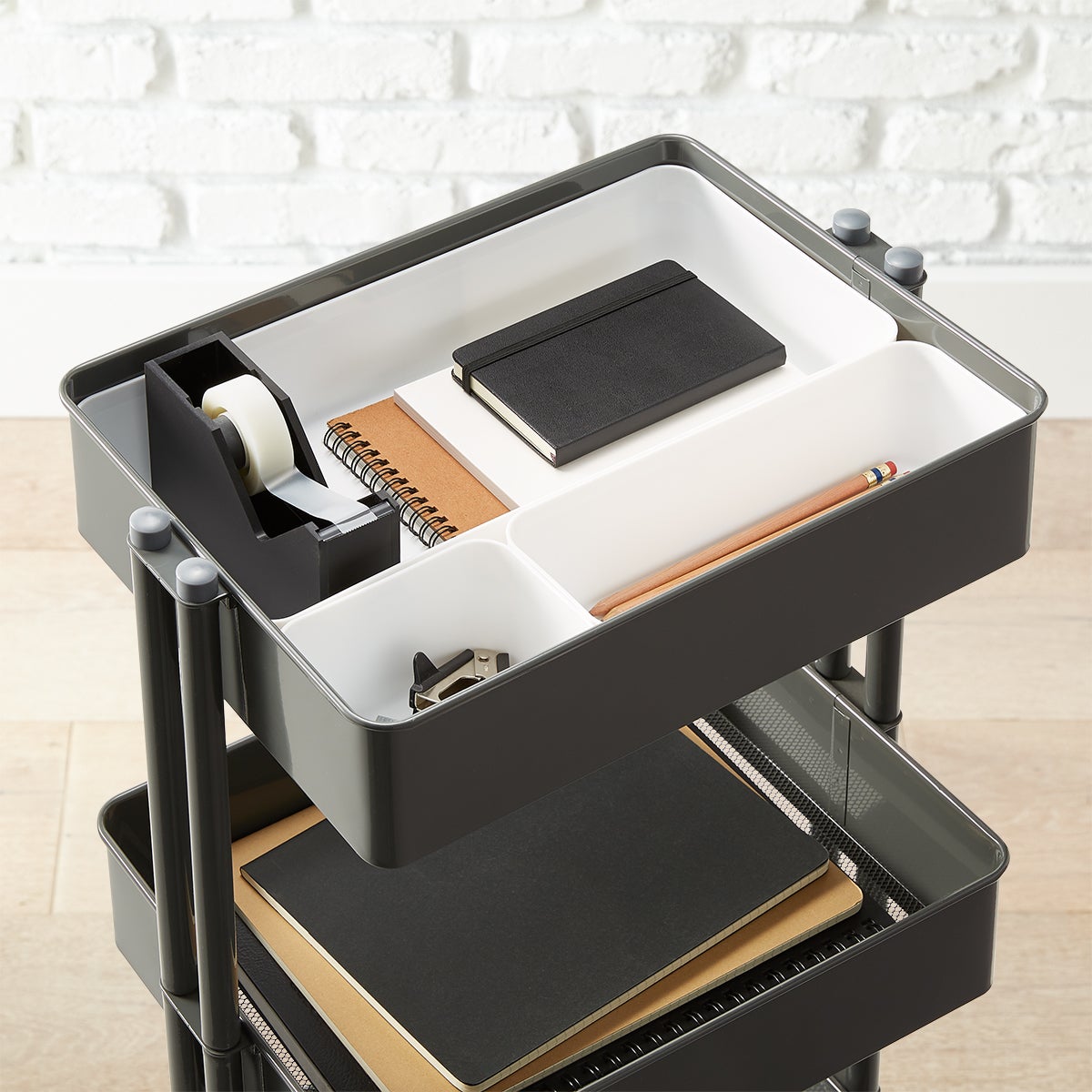 3 Tier Cart Organizer Trays
