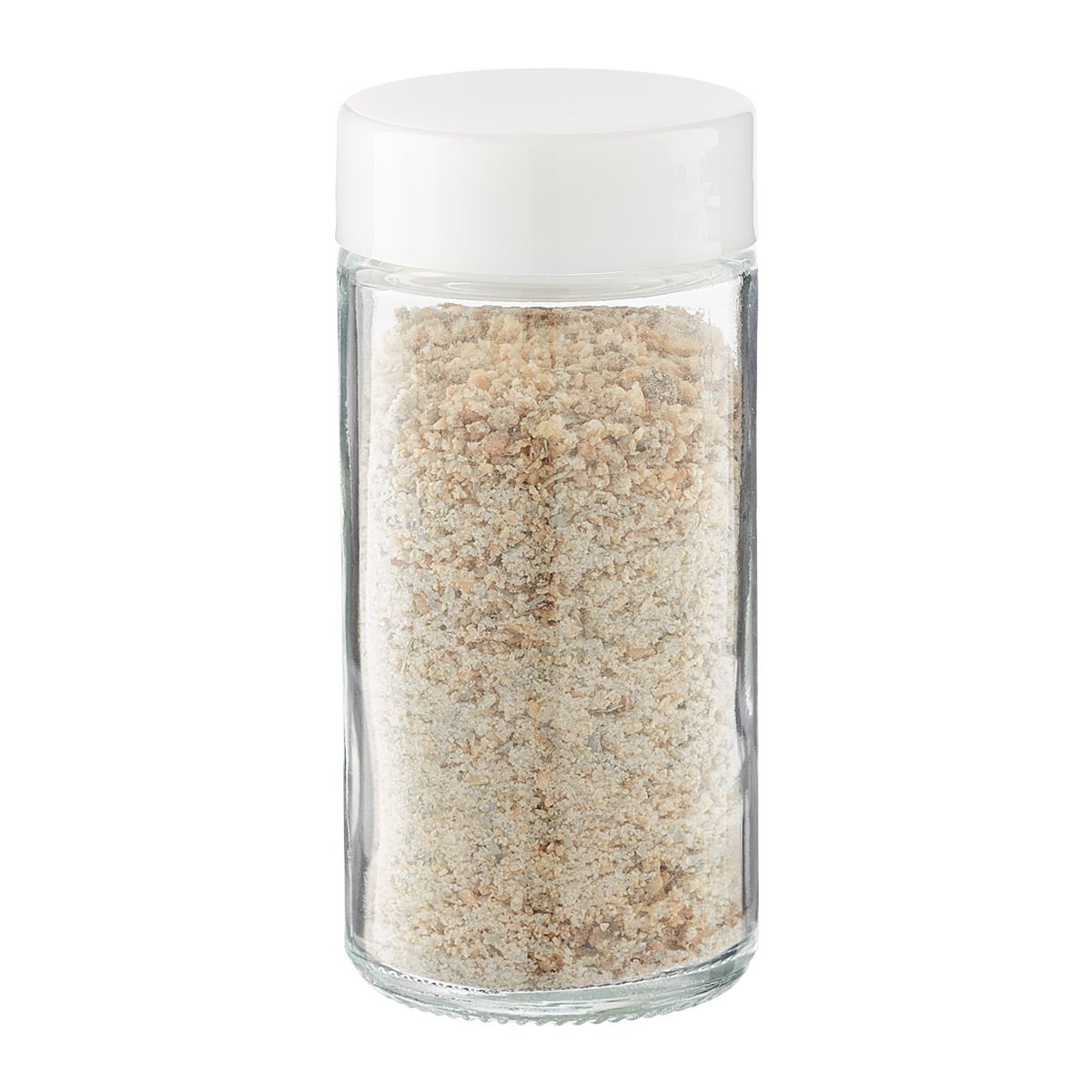 3 oz Round Spice Bottle with White Lid
