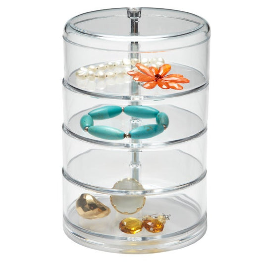 4 Section Acrylic Swivel Organizer