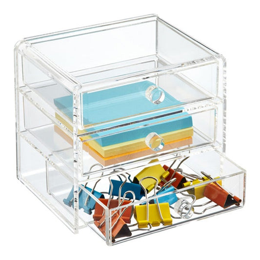 Acrylic 3 Drawer Box — alt view