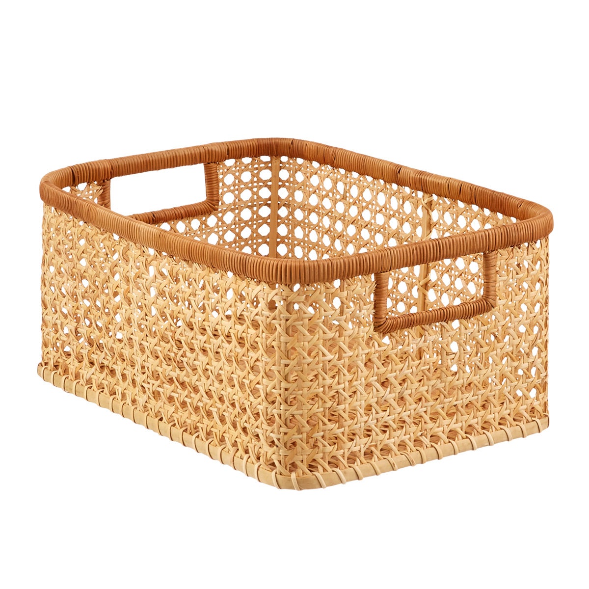 Albany Cane Rattan Bins — alt view
