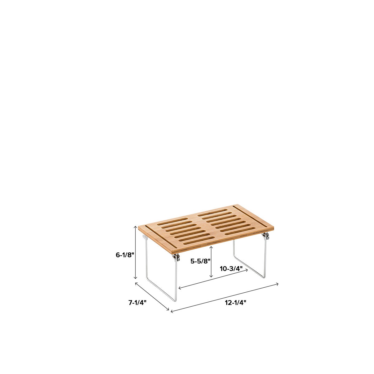 Bamboo Stackable Shelf — alt view