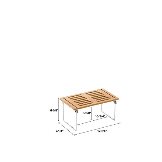 Bamboo Stackable Shelf — alt view