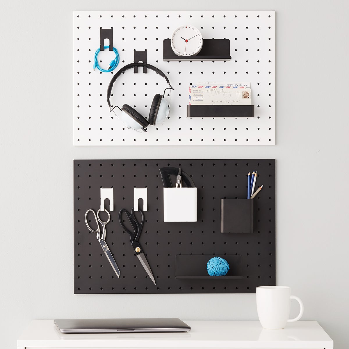 Long Pegboard Bin — alt view