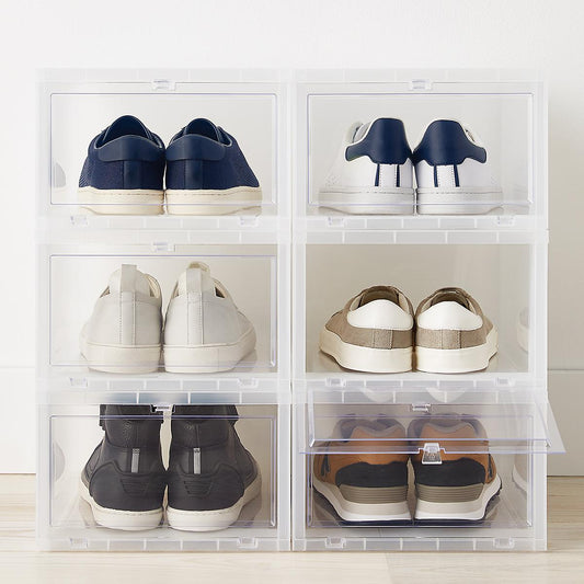 Best Value Drop Front Shoe Box Case of 6