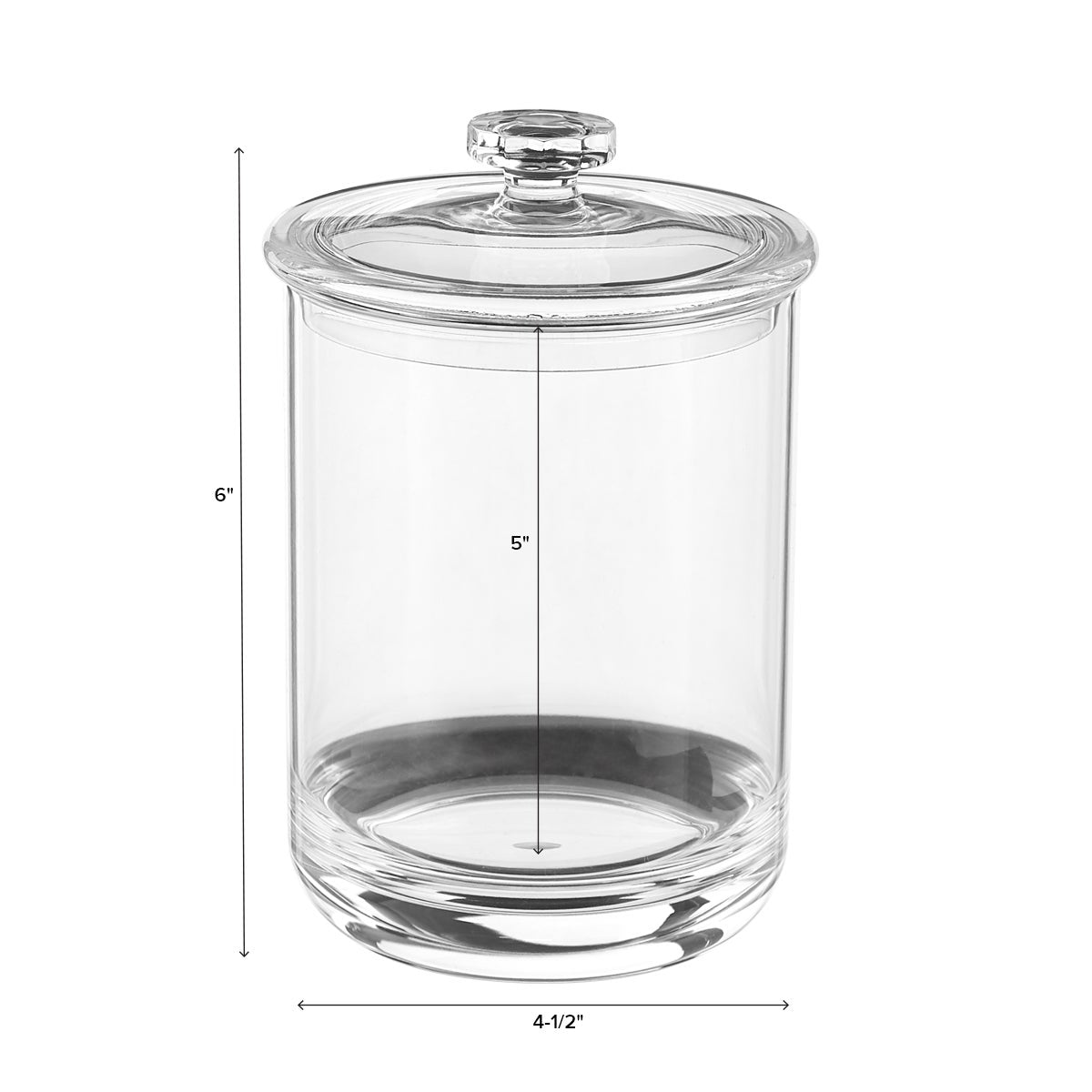 Bliss Acrylic Canisters — alt view