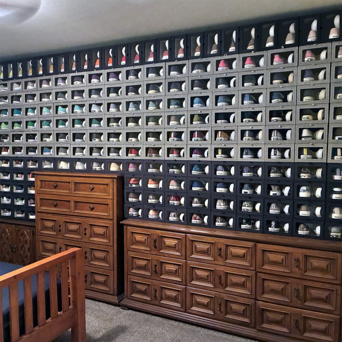 Drop Front Shoe Box — alt view