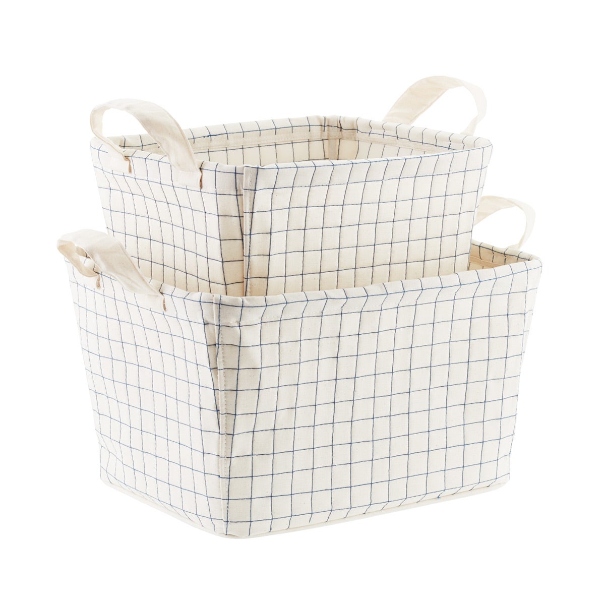 Canvas Quilted Bins