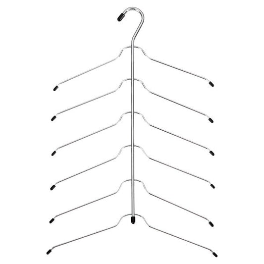 Chrome Metal 6 Tier Blouse Shirt Tree