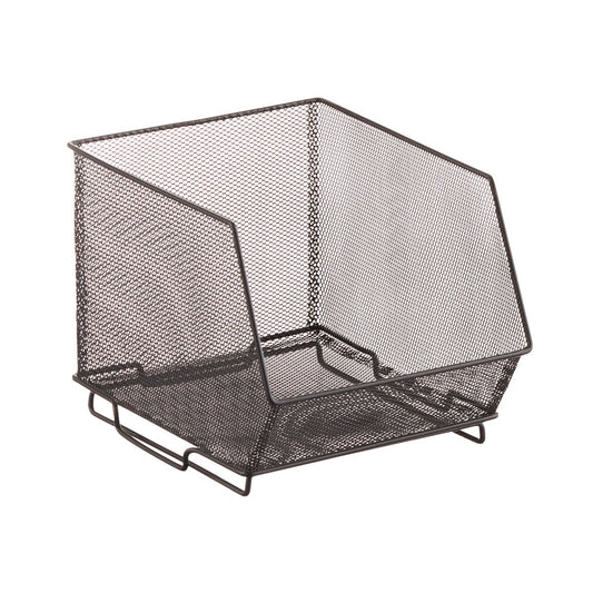Open Front Mesh Stacking Bins