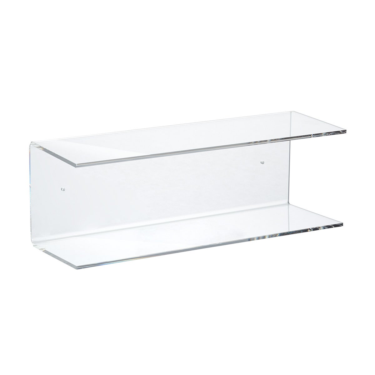 Double Acrylic Wall Shelf