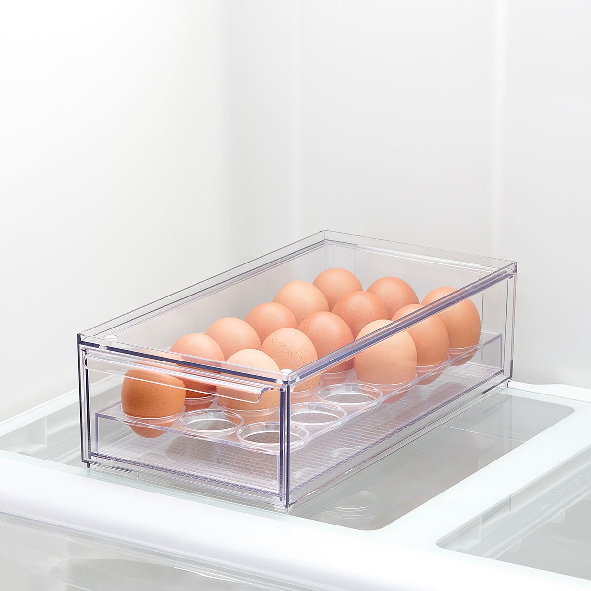 24 Count Egg Holder with Drawer Organizer — alt view
