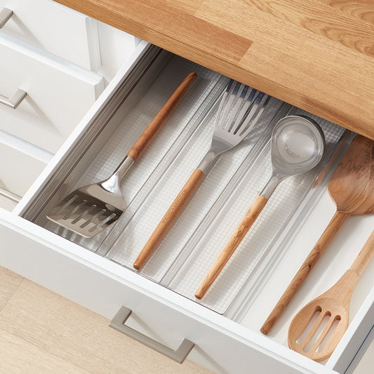 3 Section Expandable Utensil Tray