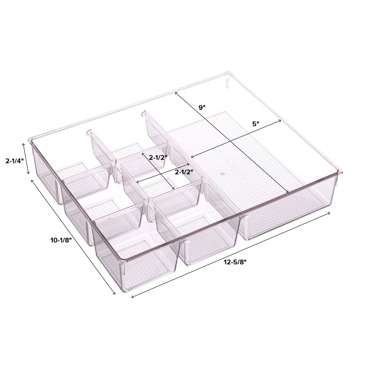 7 Compartment Drawer Organizer — alt view
