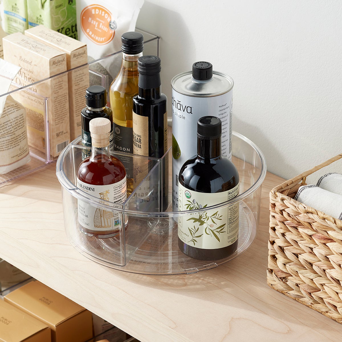 Deep Turntable with Removable Bins