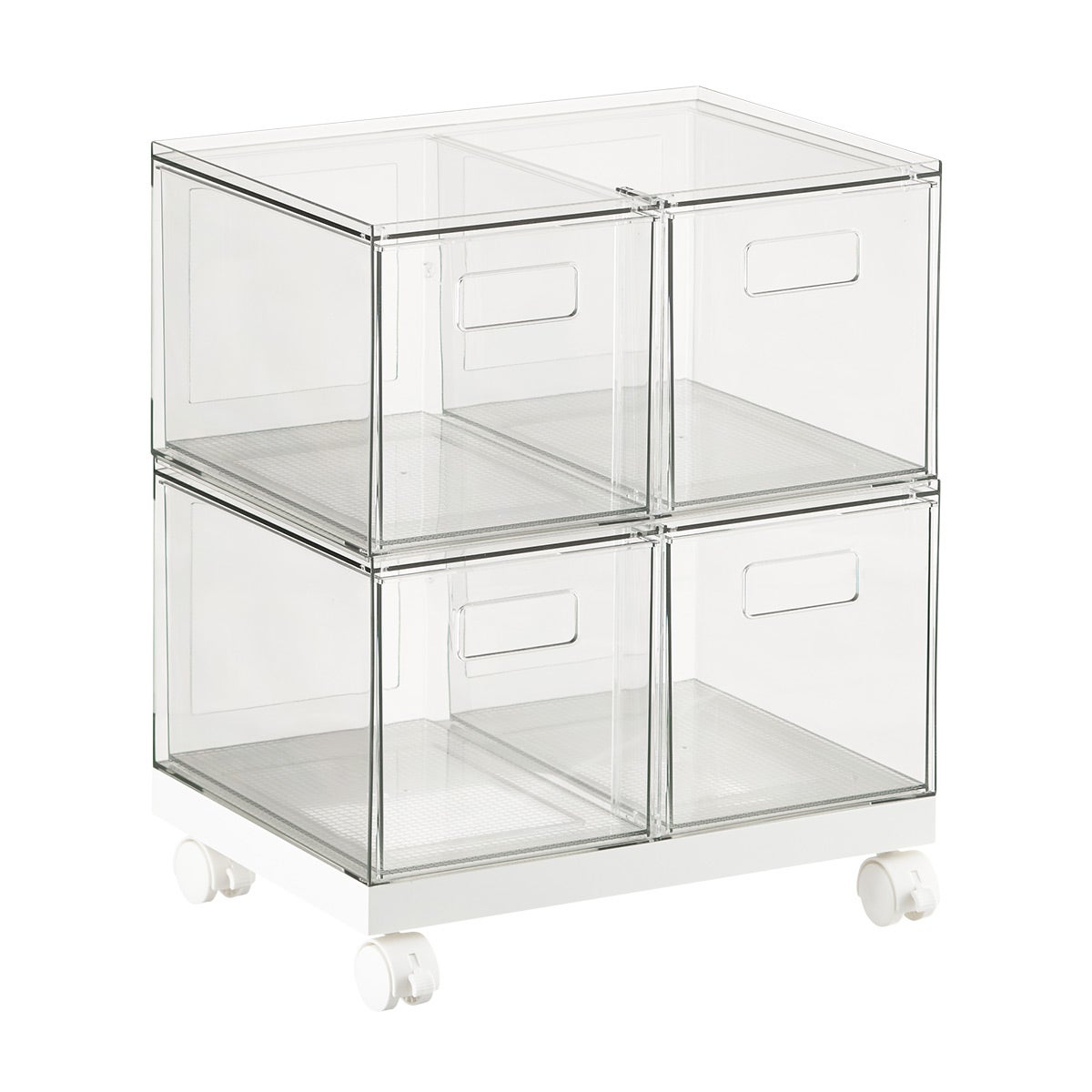 Double Drawers with Wheels — alt view