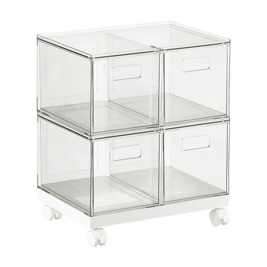 Double Drawers with Wheels — alt view