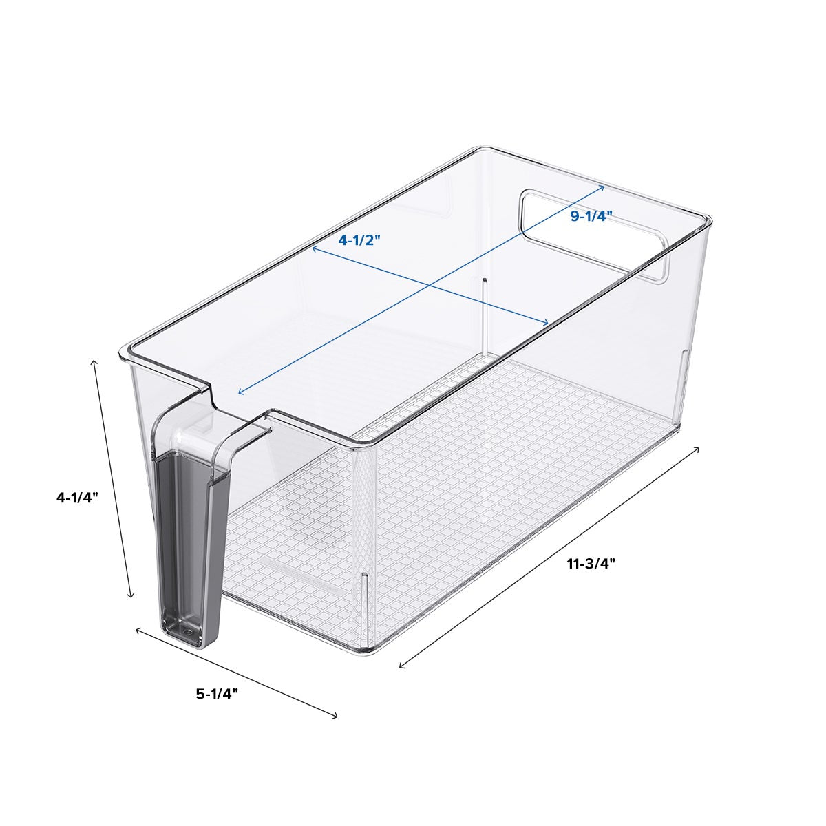 Fridge Bin with Handle — alt view