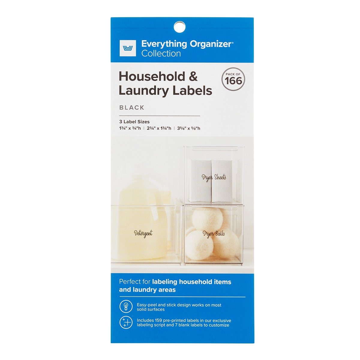 Household Laundry Labels — alt view