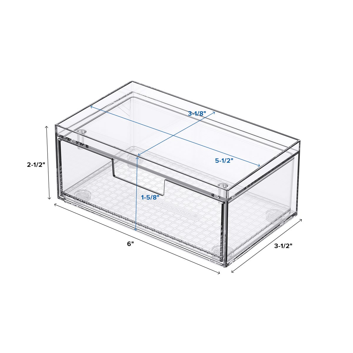 Narrow Shallow Drawer Organizer — alt view
