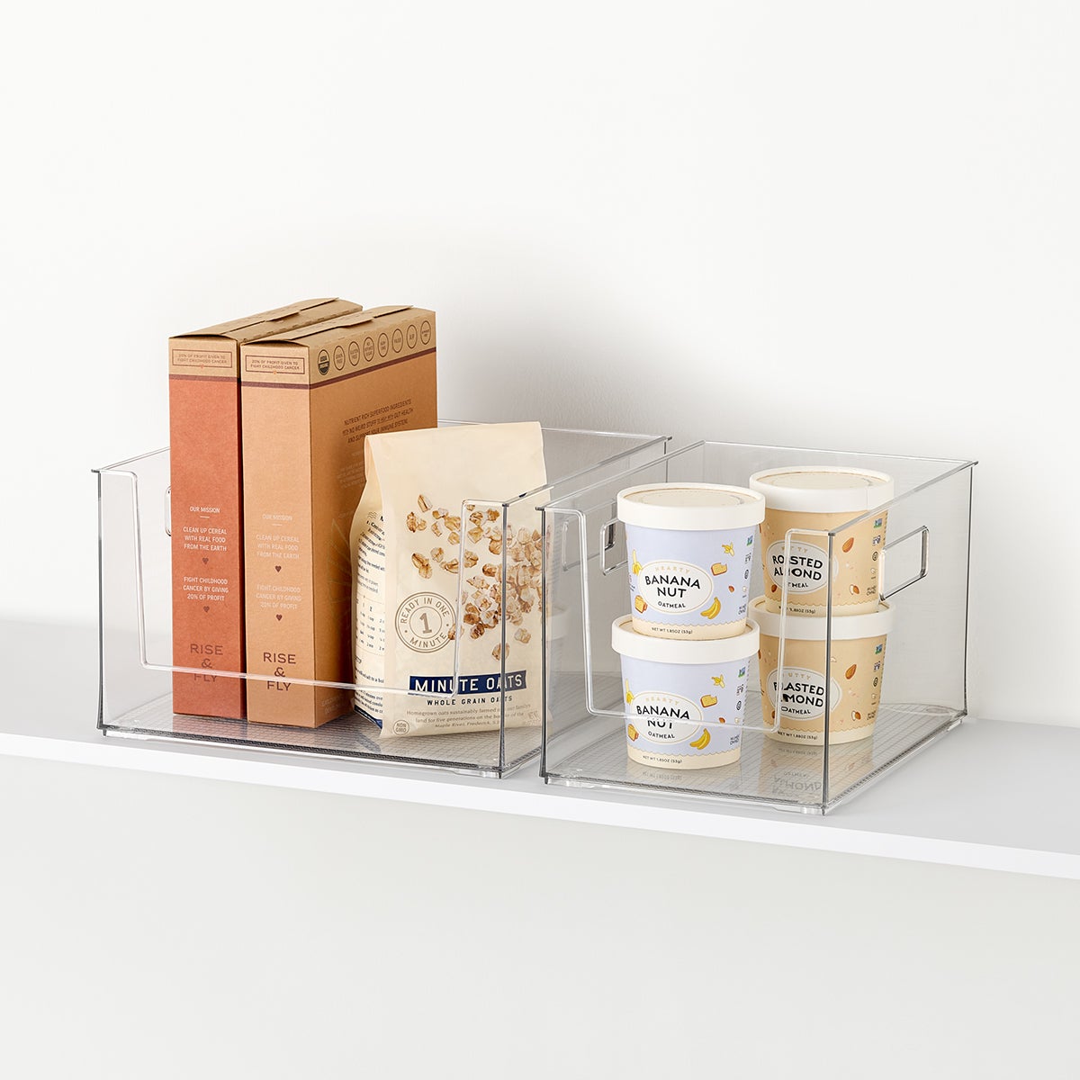 Open Front Bin