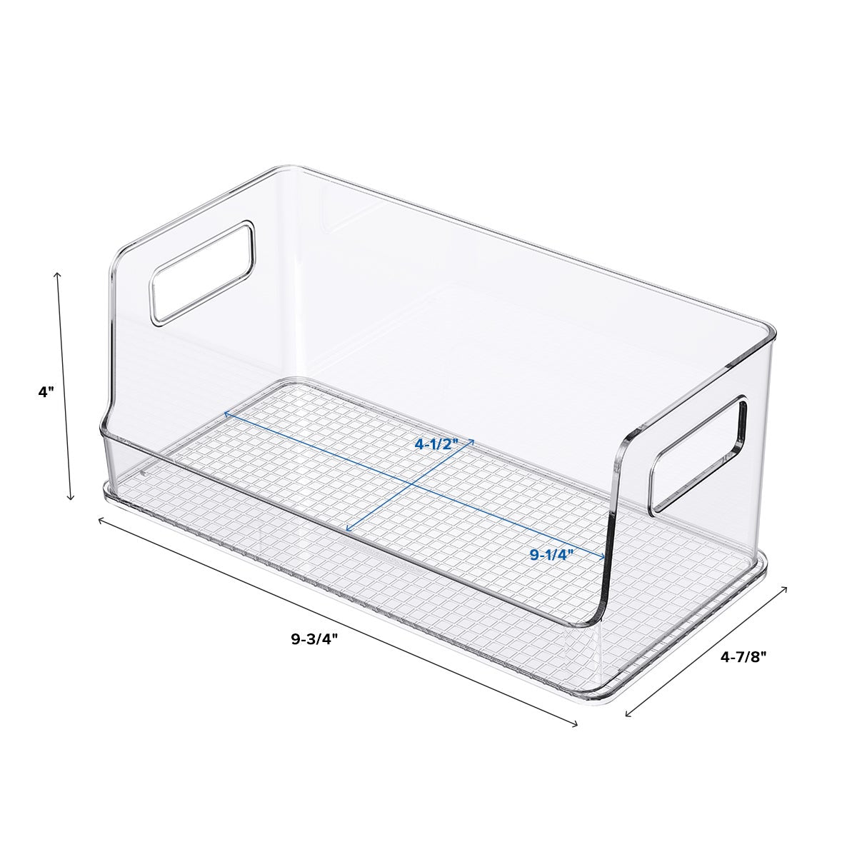 Stackable Open Front Bin — alt view