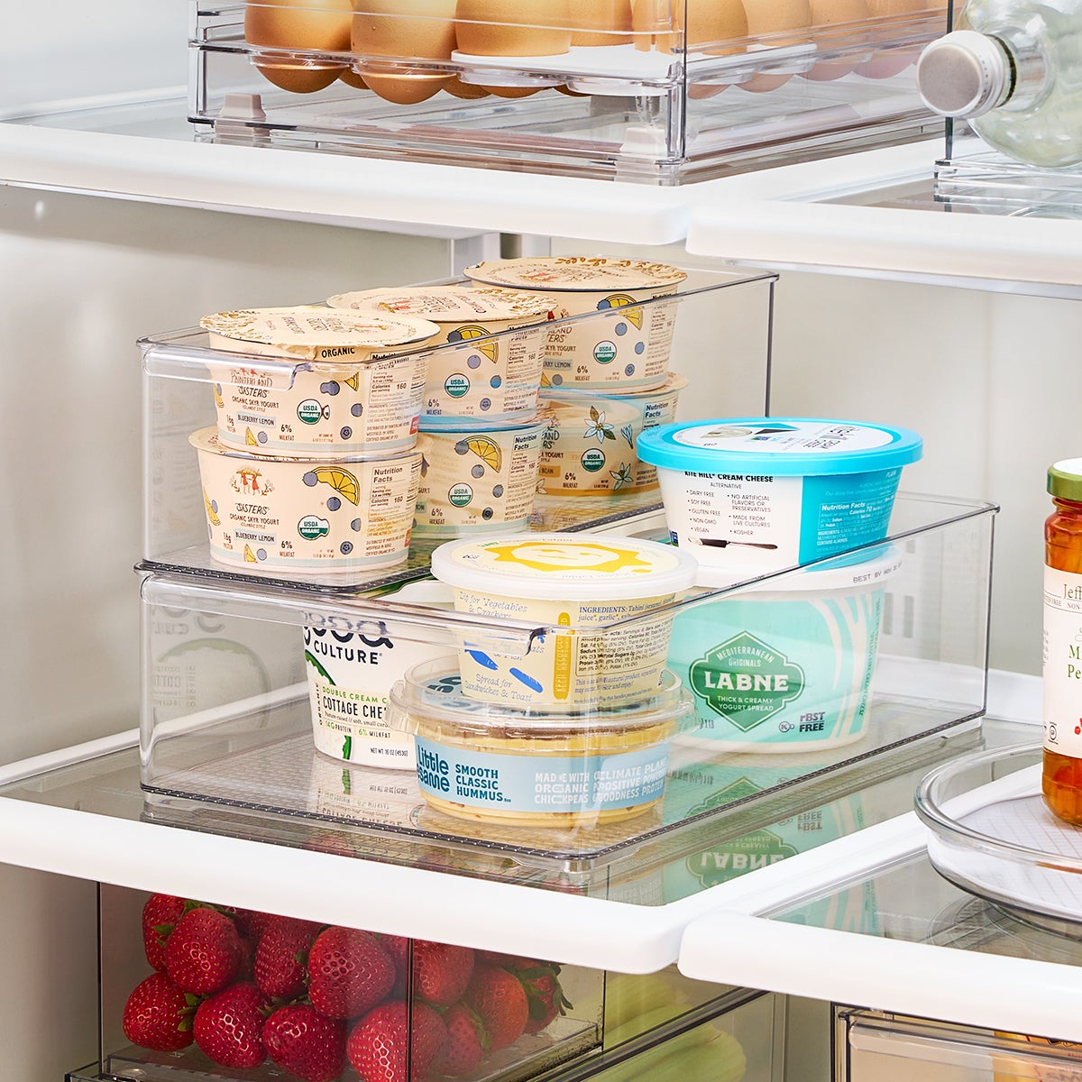 Stacking Fridge Bins